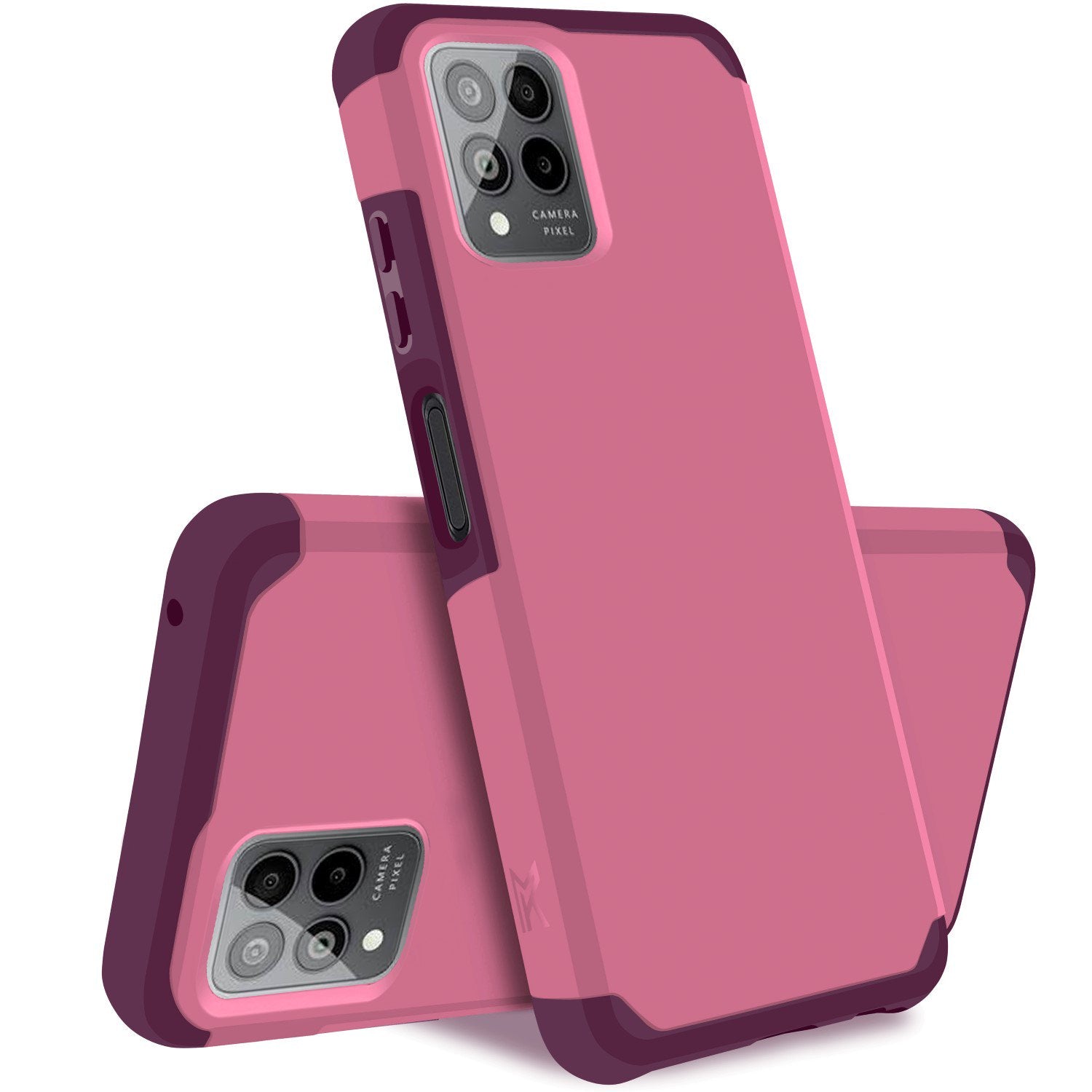 PREMIUM ARMORED CASE FOR REVVL 6 PRO 5G -PINK