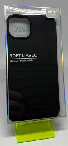 SOFT FEELING CASE FOR IPHONE 15+ BLACK