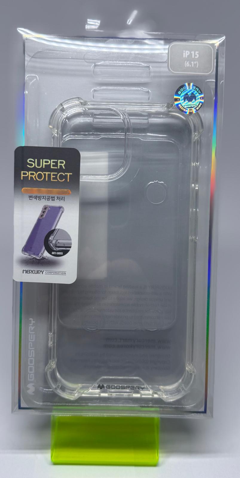 SUPER PROTECT CASE FOR IPHONE 15 BLACK