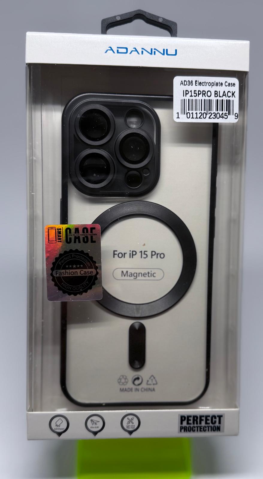ADANNU MAGSAFE CASE FOR IPHONE 15 PRO BLK