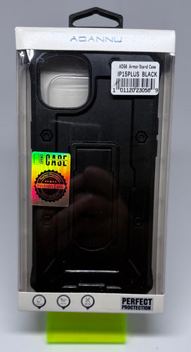 ADANNU ARMOR CASE FOR IPHONE 15 PLUS BLACK