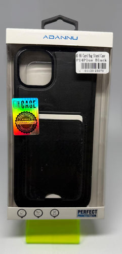 AD66 CARD STAND CASE FOR IPHONE 14 PLUS BLACK