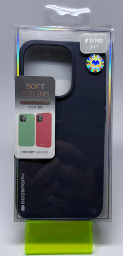 SOFT FEELING CASE FOR IPHONE 15 PRO NAVY