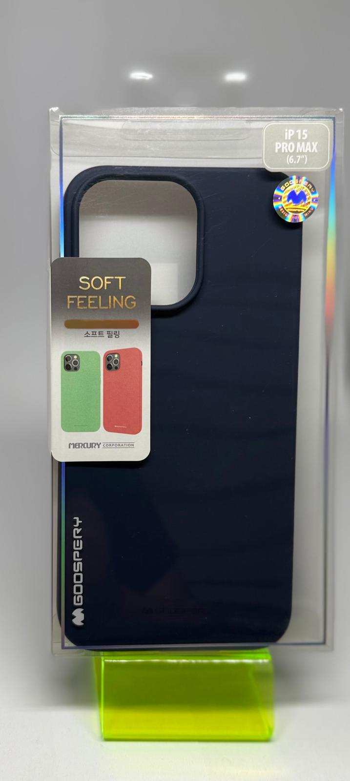 SOFT FEELING CASE FOR IPHONE 15 PRO MAX NAVY