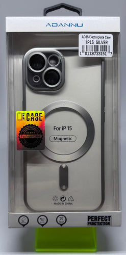 ADANNU MAGSAFE CASE FOR IPHONE 15 SILVER