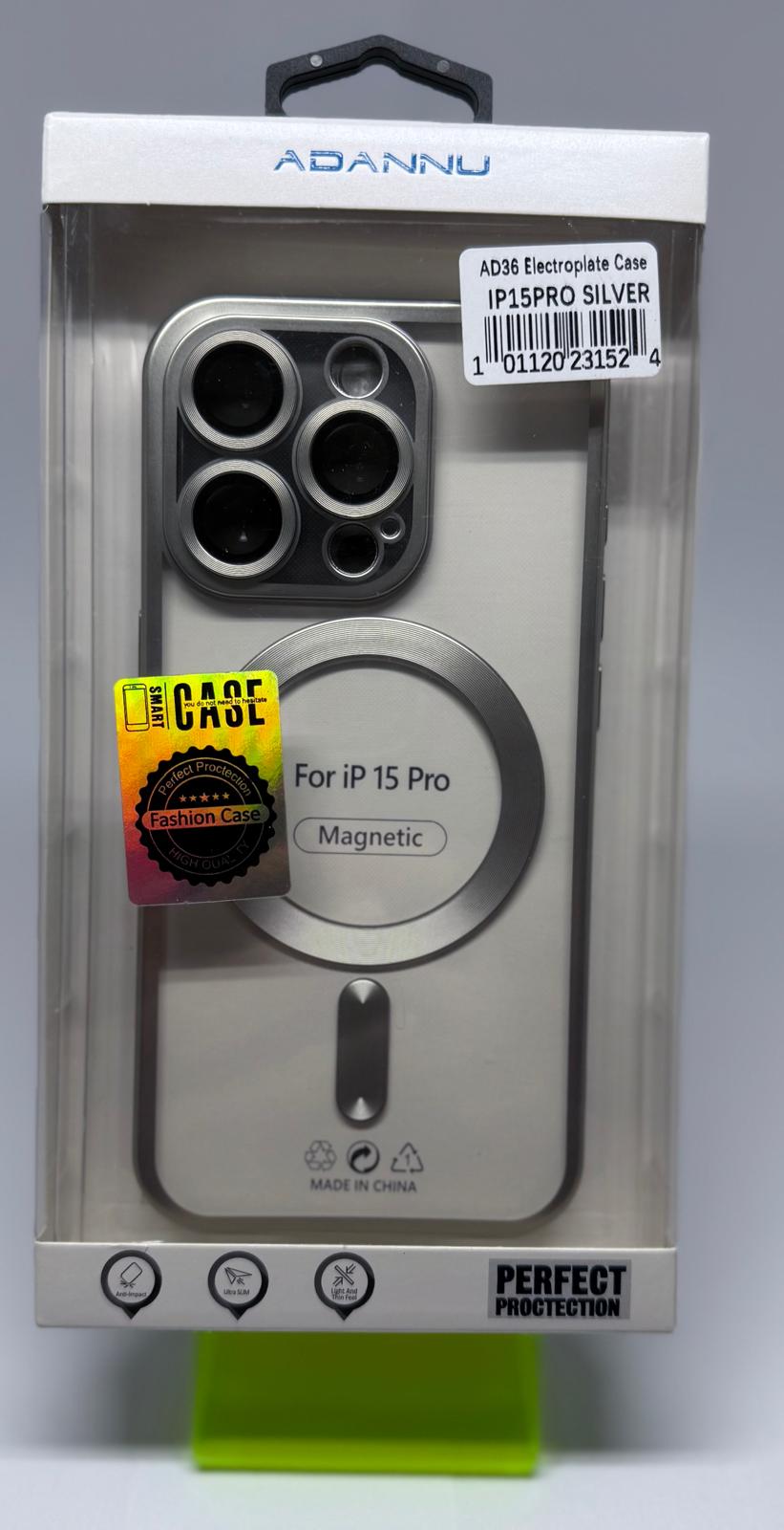 ADANNU MAGSAFE CASE FOR IPHONE 15 PRO SILVER