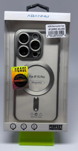 ADANNU MAGSAFE CASE FOR IPHONE 15 PRO SILVER