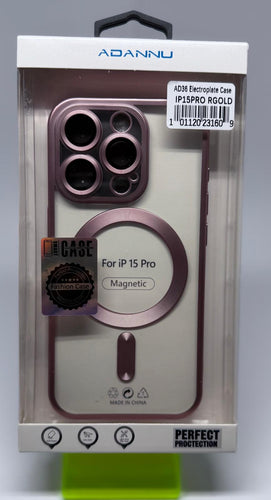 ADANNU MAGSAFE CASE FOR IPHONE 15 PRO ROSE GOLD