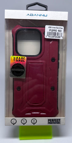 ADANNU ARMOR CASE FOR IPHONE 15 PRO RED