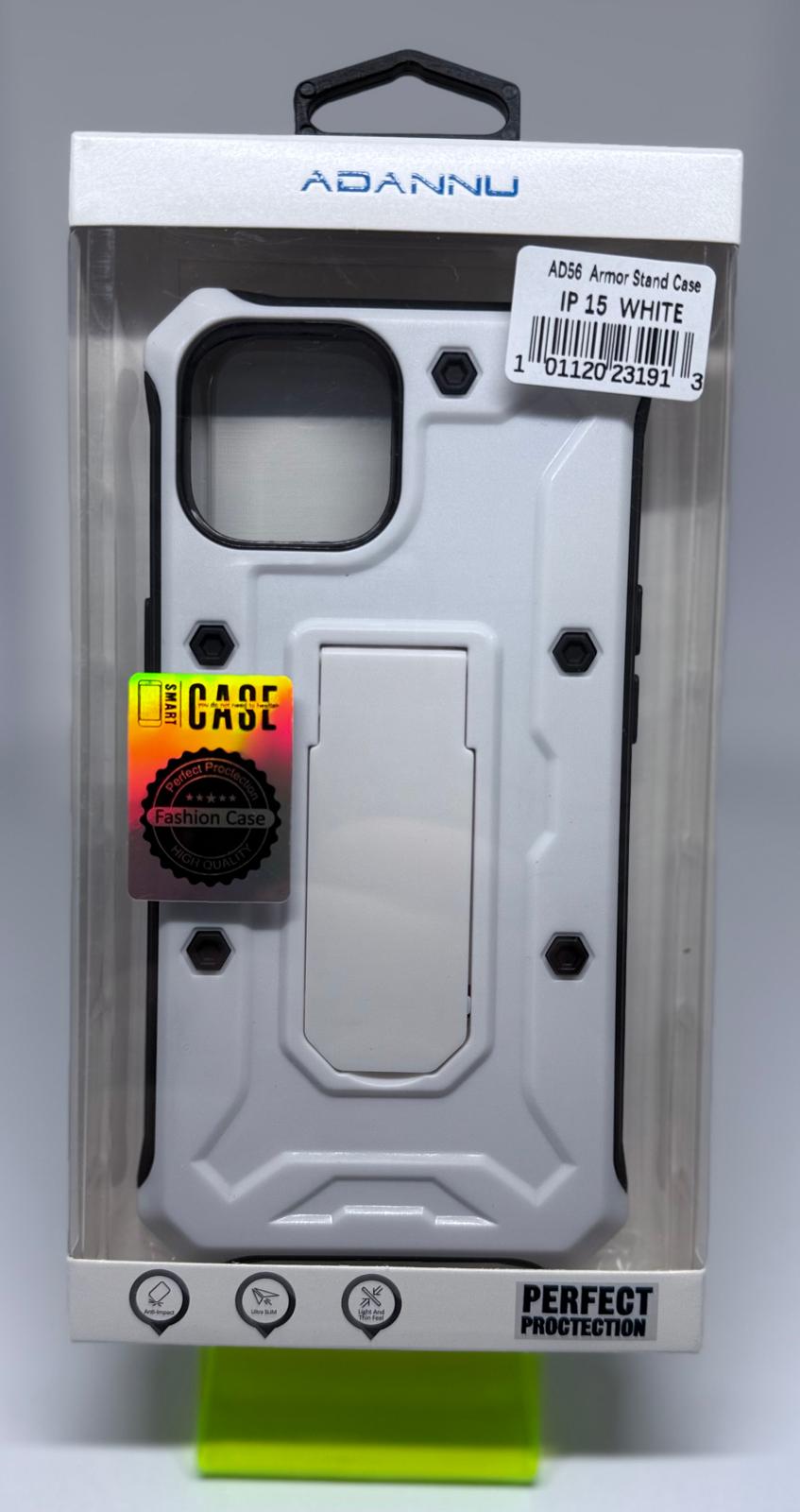 ADDANU ARMOR CASE FOR IPHONE 15 WHITE