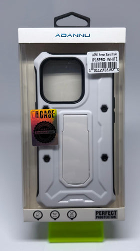 ADANNU ARMOR CASE FOR IPHONE 15 PRO WHITE