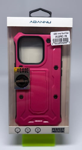 ADANNU  ARMOR CASE FOR IPHONE 15 PRO PINK