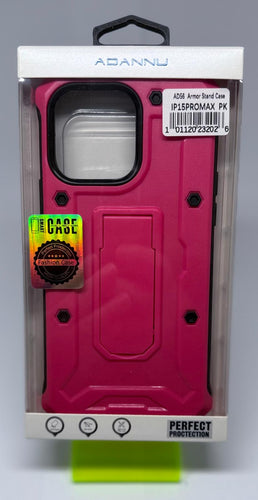 ADANNU ARMOR CASE FOR IPHONE 15 PRO MAX PINK