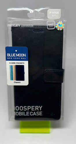 BLUEMOON WALLET CASE FOR IPHONE 14 PLUS BLUE