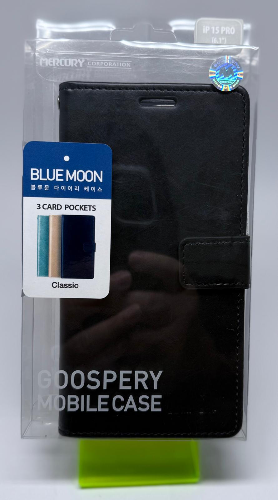BLUEMOON WALLET CASE IPHONE 15 PRO BLUE
