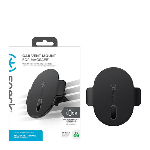 Speck   CLICKLOCK™ Car Vent Mount with MagSafe® Black