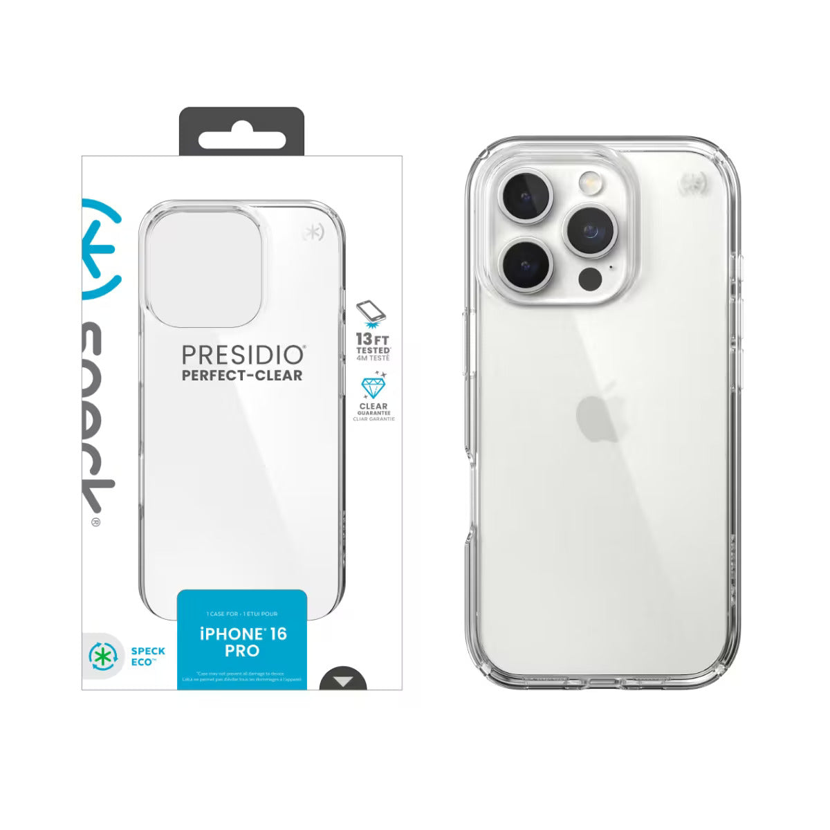 Speck Apple iPhone 16 Pro PRESIDIO PERFECT CLEAR Case Clear