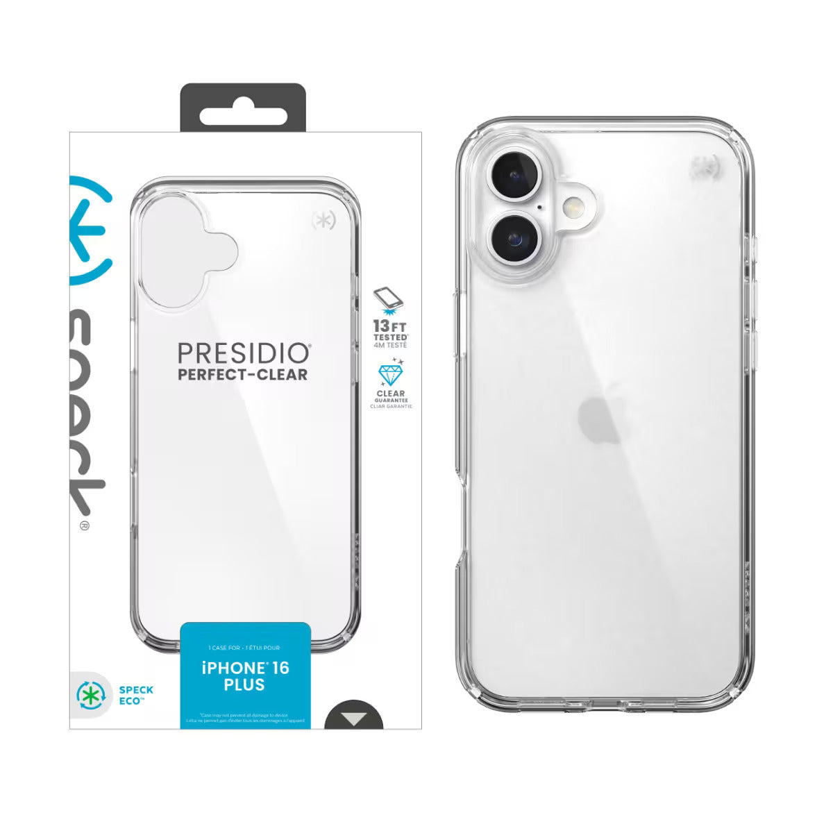 Speck Apple iPhone 16 Plus PRESIDIO PERFECT CLEAR Case Clear