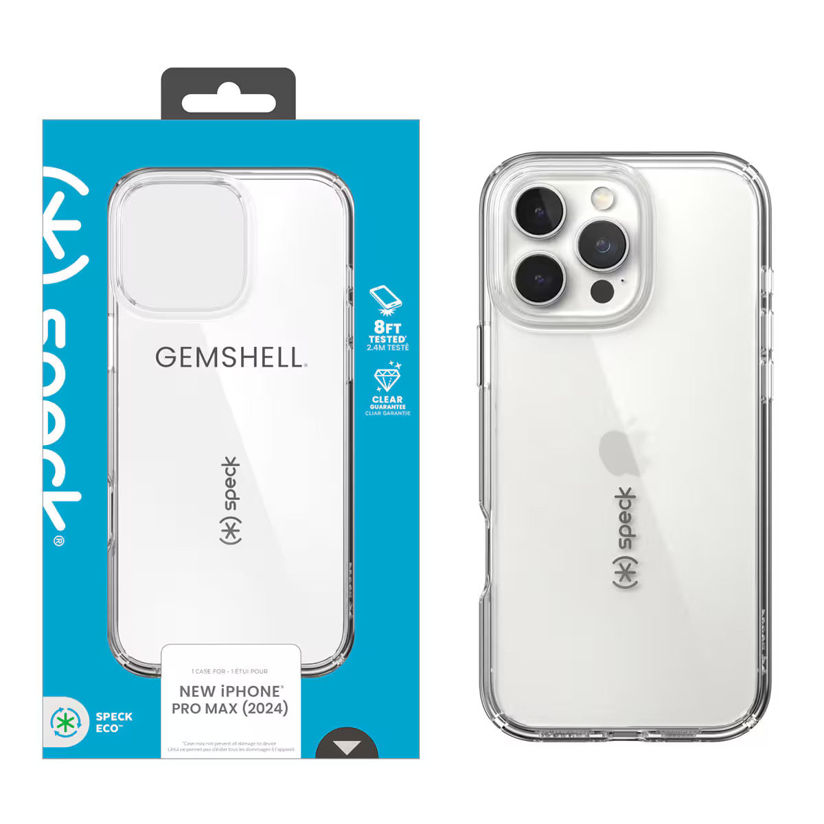 Speck Apple iPhone 16 Pro Max GEMSHELL Slim Dual-layer Case Clear