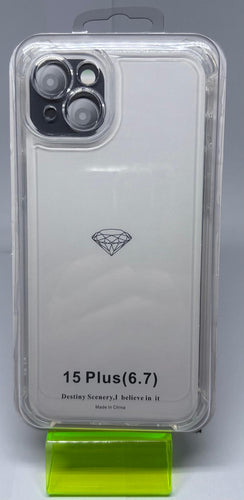 TPU CASE FOR IPHONE 15 PLUS FULL CAMERA COVER