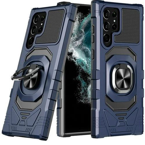 RING STAND CASE FOR SAMSUNG S23 ULTRA - BLUE