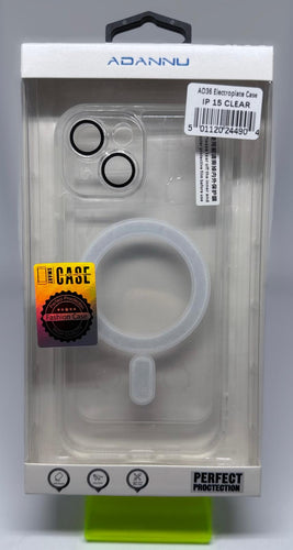 ADANNU CARD STAND CASE FOR IPH 15 PINK