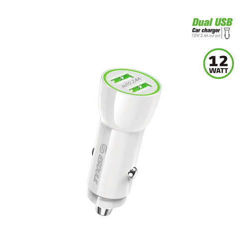 ESOULK EA09P 12W CAR POWER ADAPTER - WHITE