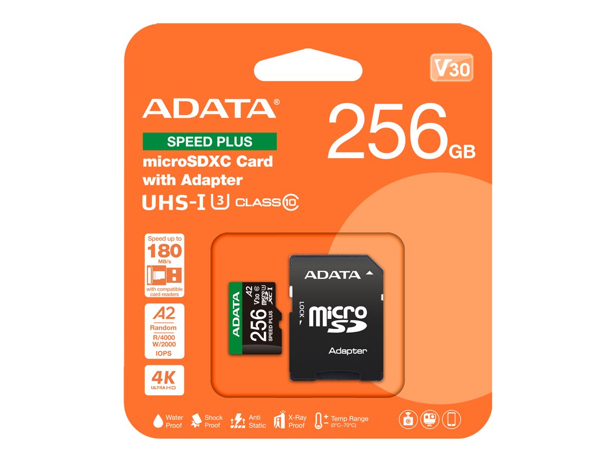 ADATA MICRO-SD MEMORY CARD -256GB