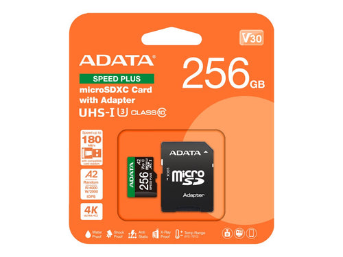ADATA MICRO-SD MEMORY CARD -256GB