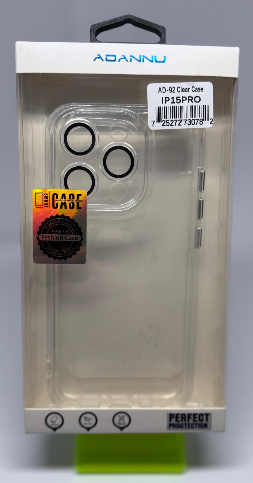 ADANNU CLEAR CASE FOR IPHONE 15 PRO