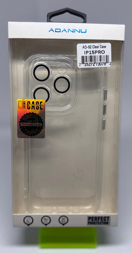 ADANNU CLEAR CASE FOR IPHONE 15 PRO