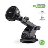 EK-6003BK 15W Cooling Magnetic Wireless Charging Car Mount (12/24)