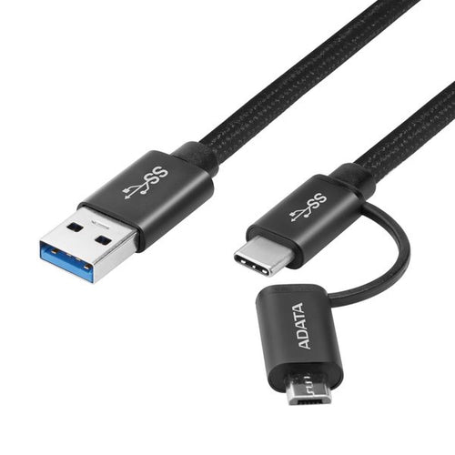 ADATA 2 IN 1 CHARGE & SYNC CABLE - BLACK