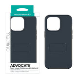 Quikcell Apple iPhone 13 Pro Max ADVOCATE Dual-layer Kickstand Case Slate Blue