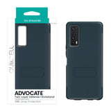 Quikcell TCL STYLUS 5G ADVOCATE Dual-layer Kickstand Case Slate Blue