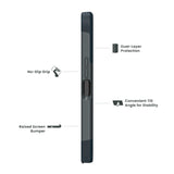 Quikcell TCL STYLUS 5G ADVOCATE Dual-layer Kickstand Case Slate Blue