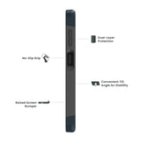 Quikcell Samsung Galaxy A13 5G ADVOCATE Dual-layer Kickstand Case Slate Blue