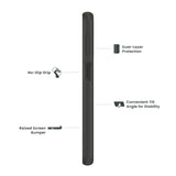 Quikcell Samsung Galaxy A23 5G GRAND ADVOCATE Dual-layer Kickstand Case Armor Black