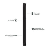 Quikcell Apple iPhone 14 Pro GRAND ADVOCATE Dual-layer Kickstand Case Navy Blue