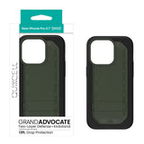Quikcell Apple iPhone 14 Pro GRAND ADVOCATE Dual-layer Kickstand Case Army Green