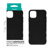 Quikcell Apple iPhone 11 KICKBACK Dual-layer Kickstand Case Matte Black