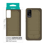 Quikcell TCL ION X GRAND ADVOCATE Dual-layer Kickstand Case Sand Taupe