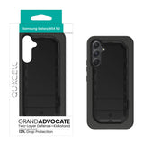 Quikcell Samsung Galaxy A54 5G GRAND ADVOCATE Dual-layer Kickstand Case Armor Black