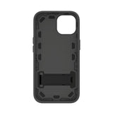Quikcell Apple iPhone 15 GRAND ADVOCATE Dual-layer Kickstand Case Armor Black