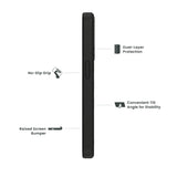 Quikcell Apple iPhone 15 Pro GRAND ADVOCATE Dual-layer Kickstand Case Army Green