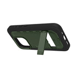 Quikcell Apple iPhone 15 Pro GRAND ADVOCATE Dual-layer Kickstand Case Army Green