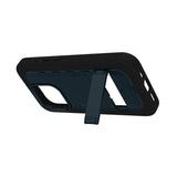 Quikcell Apple iPhone 15 Pro GRAND ADVOCATE Dual-layer Kickstand Case Navy Blue