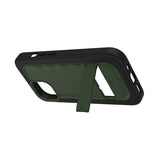 Quikcell Apple iPhone 15 Plus GRAND ADVOCATE Dual-layer Kickstand Case Army Green