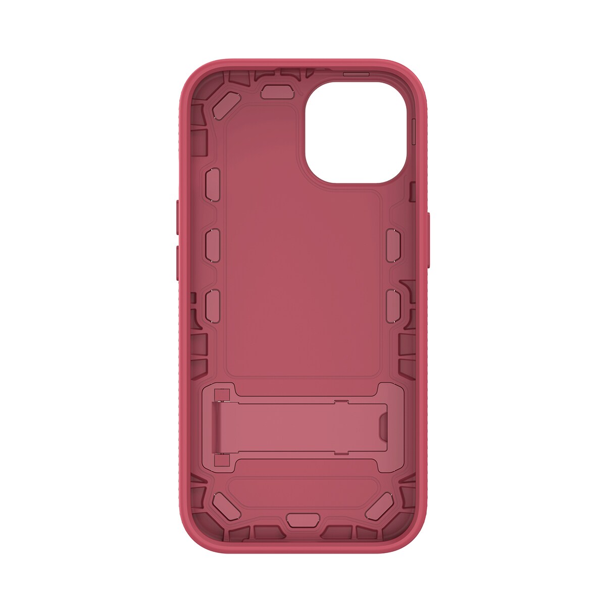 Quikcell Apple iPhone 15 Plus GRAND ADVOCATE Dual-layer Kickstand Case Desert Pink