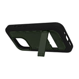 Quikcell Apple iPhone 15 Pro Max GRAND ADVOCATE Dual-layer Kickstand Case Army Green